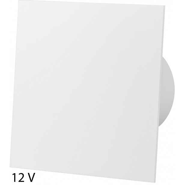 Nízkonapěťový Ventilátor 12 V S Plexi Panelem Bílý Lesk Standard Fi 100