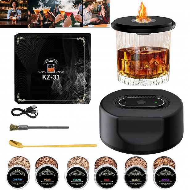 Sada Na Uzení Whisky Nápojů Smoker Elektrický Dárek Pro Chlapa