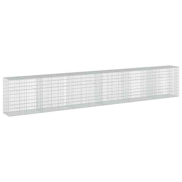 vidaXL Gabion s drátem 3,5 mm a síťkou 5x10 cm 600x50x100 cm