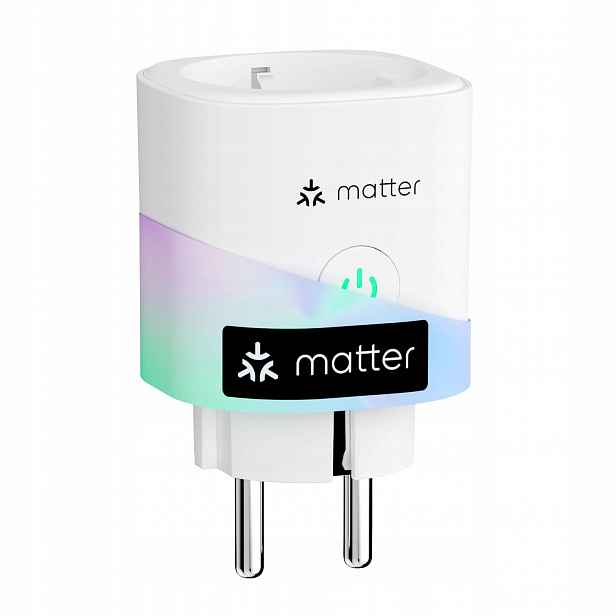Zásuvka Meross Matter Wlan 16A s elektroměrem, 2 kusy