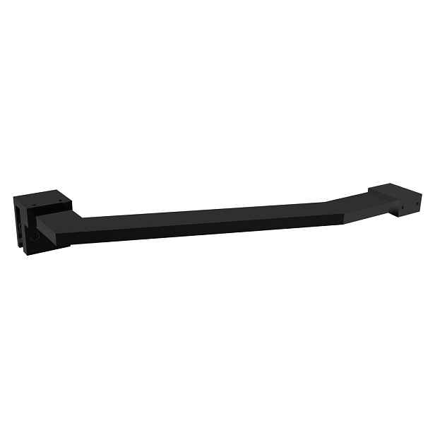 Gelco DRAGON BLACK vzpěra k zástěnám 300x150mm, černá mat
