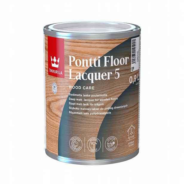 Tikkuriula Pontti Floor Lacquer Matt 5 Báze Ep 0,9
