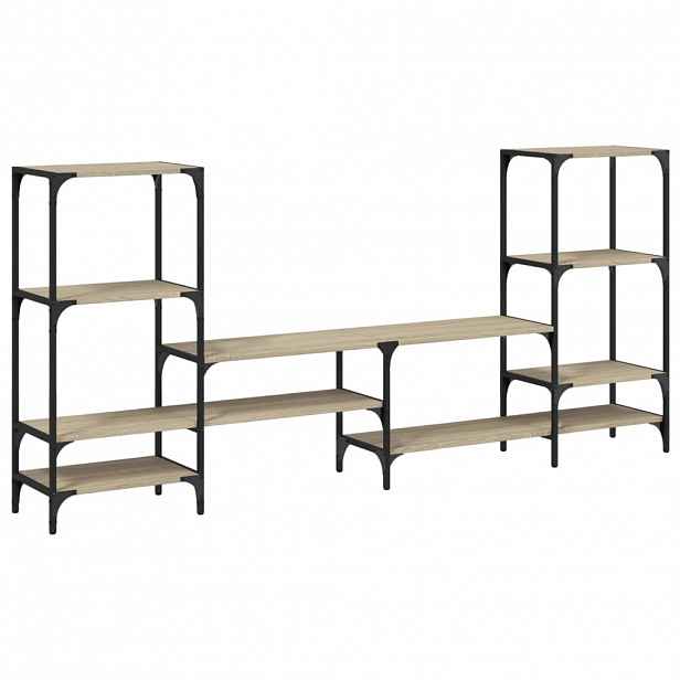 vidaXL TV skříňka dub sonoma 206,5 x 28,5 x 95 cm kompozitní dřevo