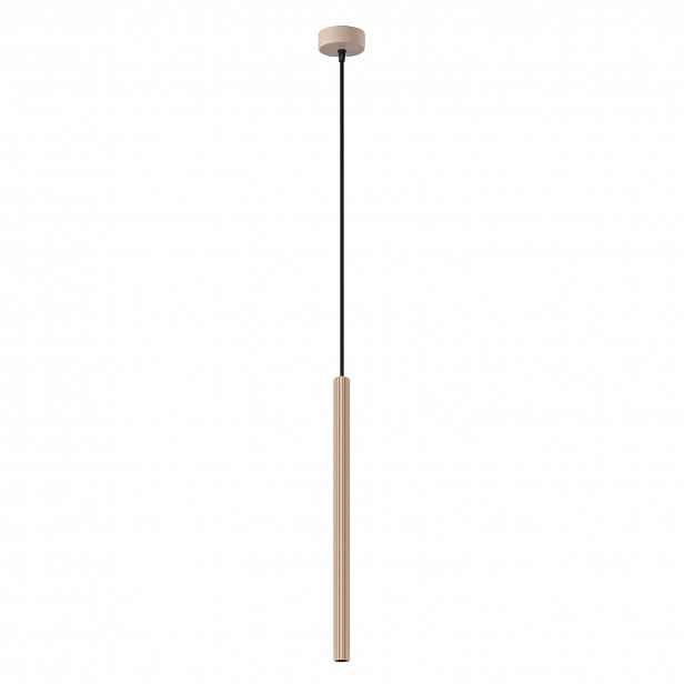 Závěsná lampa Arche 1 taupe Stropní svítidlo Převis osvětlení tuba Sollux