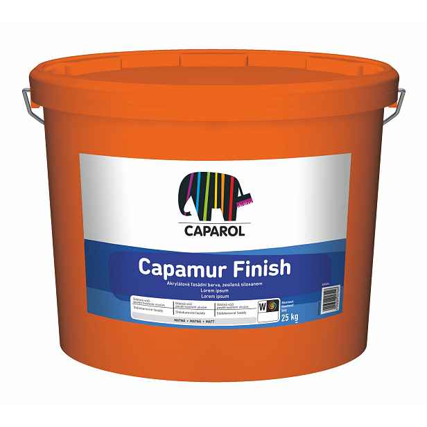 Barva fasádní akrylátová Capamur Finish 25 kg