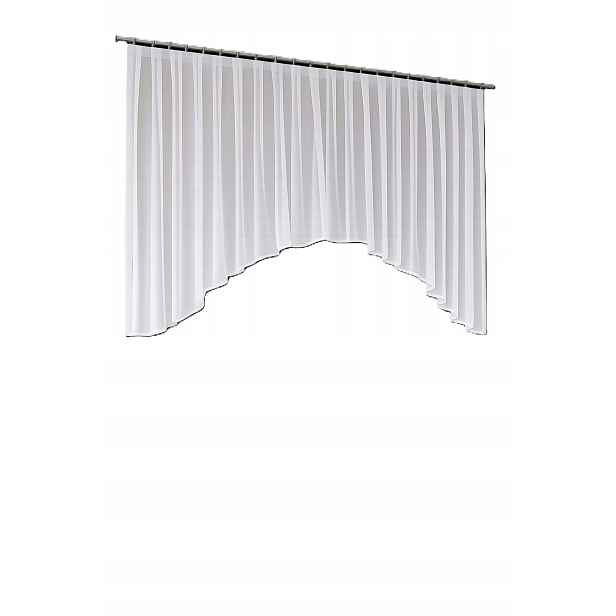 Hotová záclona 300x150, oblouk, markýza, lemovka, motýlková páska, okno 150 cm