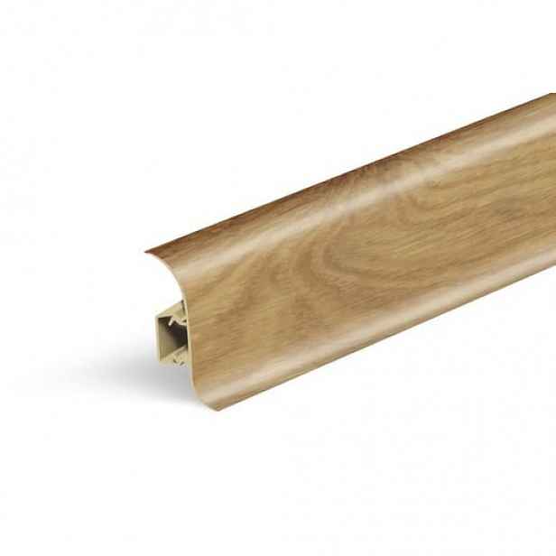Lišta soklová Naturel dub galský , PVC délka 250 cm, výška hrany 56 mm, NATNGF051