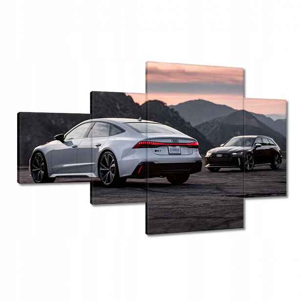 Obrazy 130x80 Bílé Audi RS7 Audice