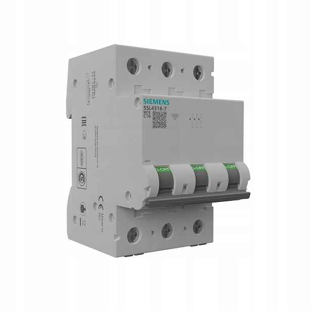 Nadproudový spínač 3P C 16A 10kA Ac Siemens 0538