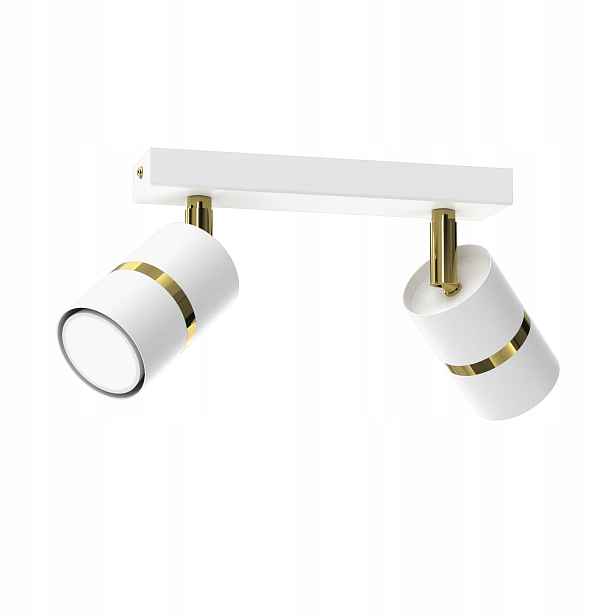 Stropní Svítidlo Lišta Nastavitelná Kovová Lampa 2 X GU10
