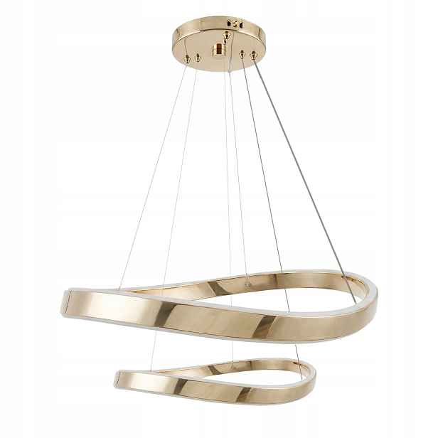 Závěsné Stropní Svítidlo Led Toolight Zlatý Glamour Lustr Nad Stůl 60 cm