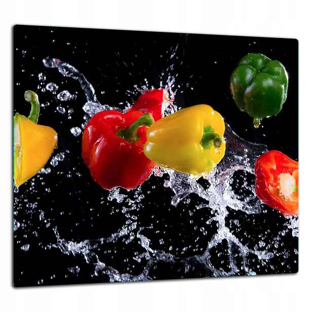 Skleněná Ochranná Deska Panel Lepidlo 65x60 Paprika
