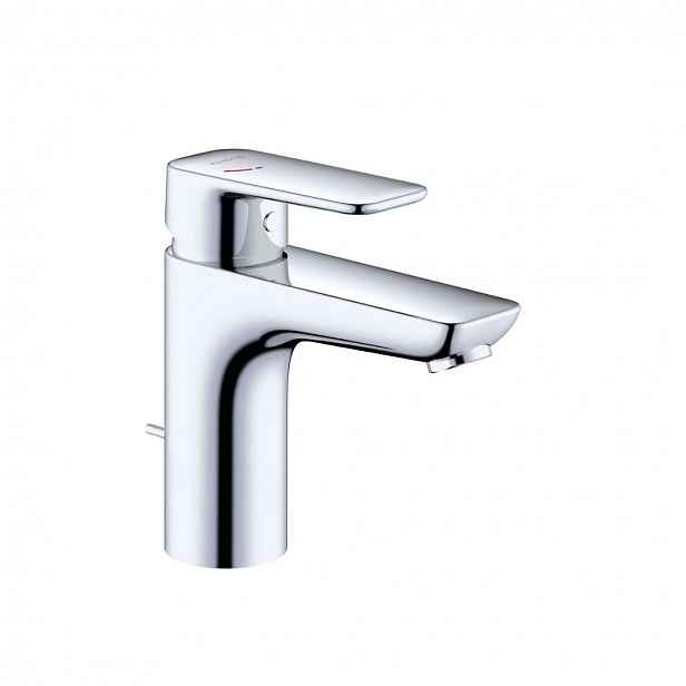 Kludi Pure&Style - Umyvadlová baterie, s výpustí, EcoPlus, chrom 402930575WR4