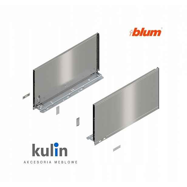 Blum 770F5502I Legrabox Pure, boky zásuvky o výšce „f“, NL=550 mm