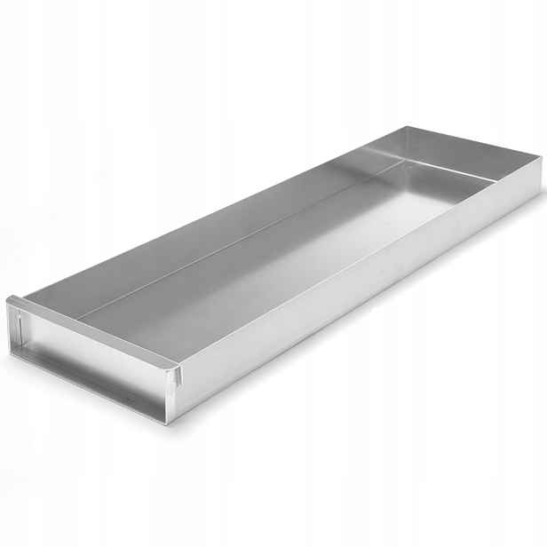 Uzamykatelný hliníkový cukrářský plech 580x200x50 mm Hendi 689868