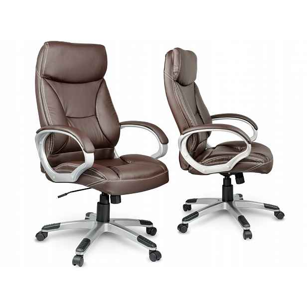 Sofotel EG-223 Kancelářské křeslo, eko kůže, hnědé