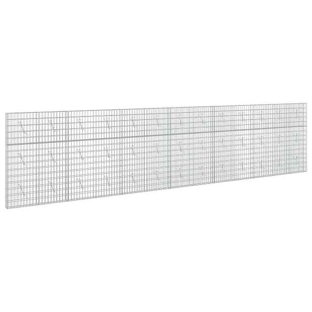 vidaXL Gabion s drátem 3,5 mm a síťkou 5x10 cm 650x10x150 cm