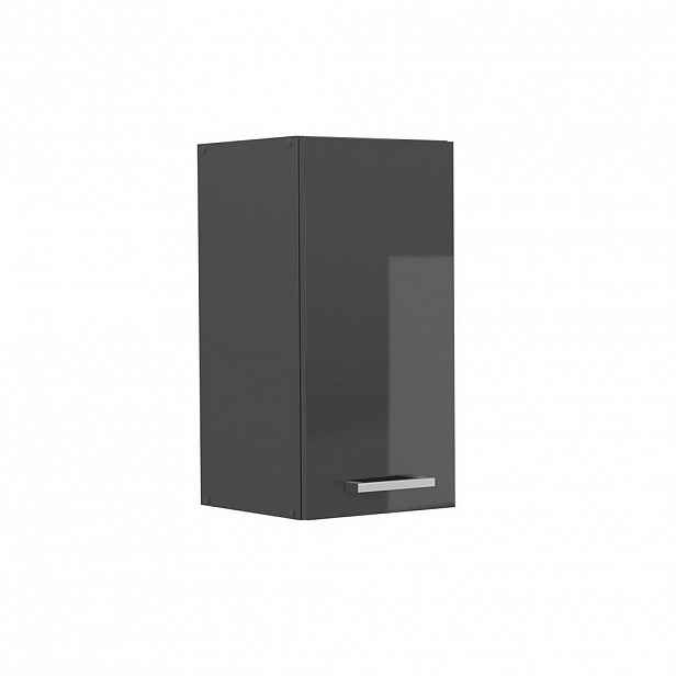 Vicco VĚŠÁK NA STĚNU R-Line Antracitový vysoký lesk 30 cm