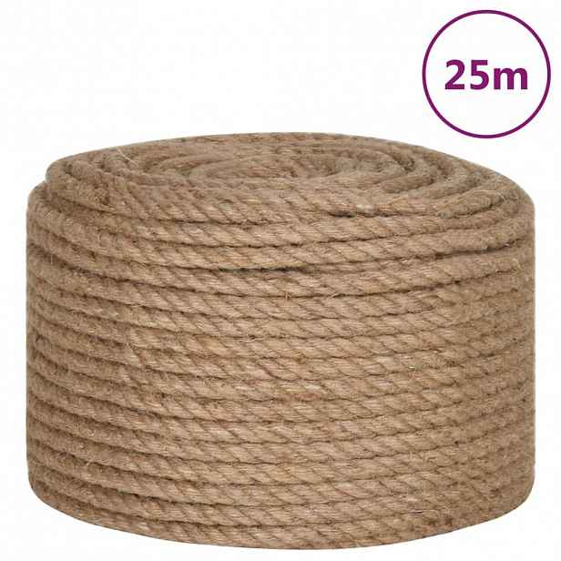 vidaXL Jutové lano 1 mm Přírodní 100% jute Tossa