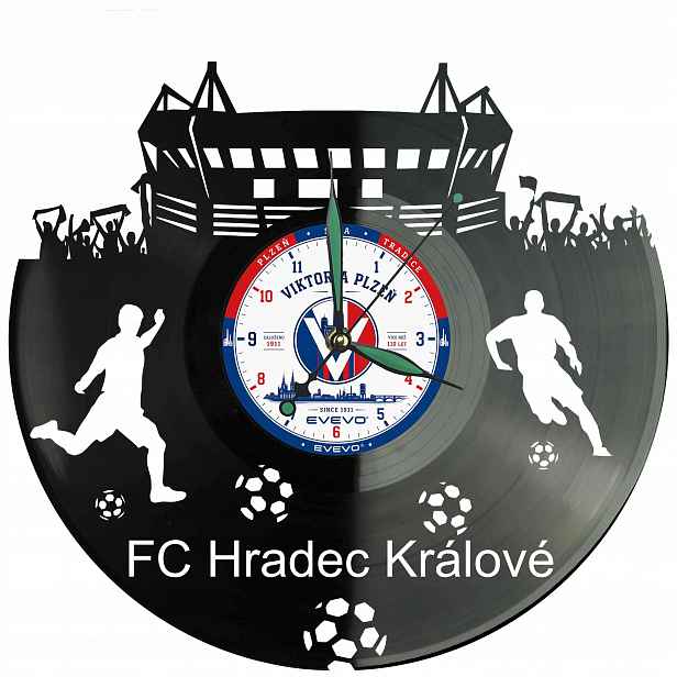 Fc Viktoria Plzeň Nápad na Dárek Nástěnná Dekorace z vinylové desky