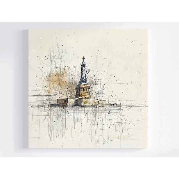 Obraz Na Plátně Canvas Socha Svobody Socha New York Usa 50x50
