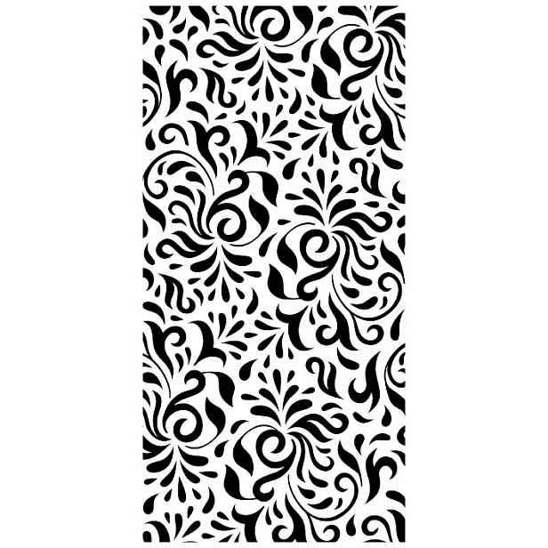 Omítková Šablona LuxBud Panel 47 pro ozdobné omítky 92 cm Dekor 3D Zeď