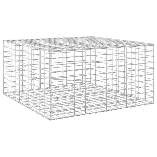 vidaXL Gabion s drátem 3,5 mm a síťkou 5x10 cm 100x100x50 cm