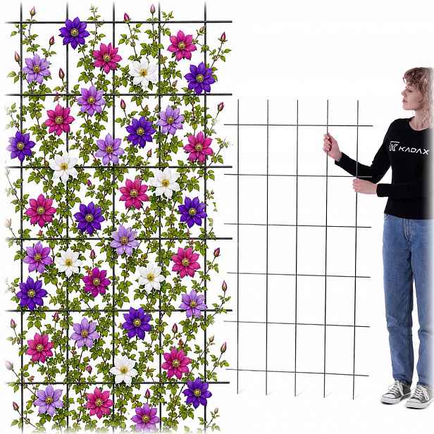 Zahradní Pergola 150 cm Terasová Podpěra Pro Rostliny Růží Květin, Silná, Kovová