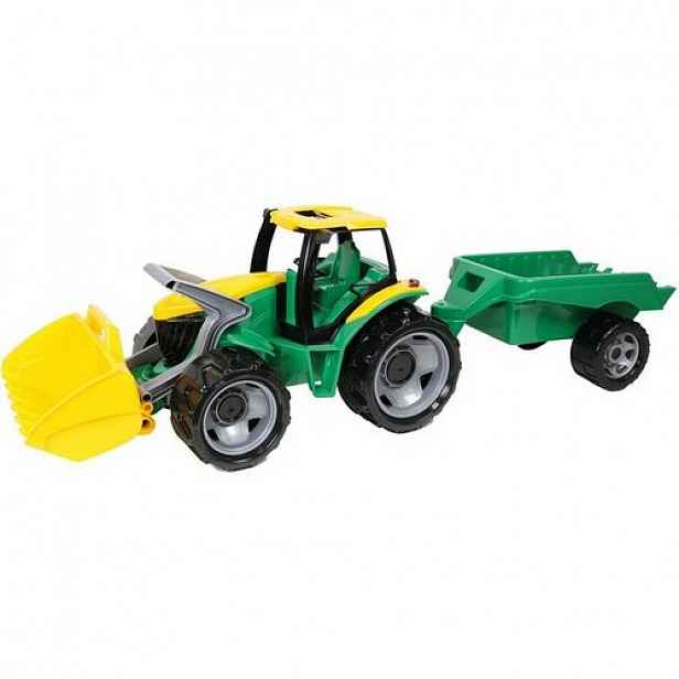 Lena traktor se lžící 60 cm a přívěsem 45 cm plastový