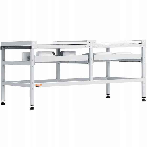 Podstavec pod pračku, rošt 123 x 64 cm, 270 kg, s dvojitou stabilní podložkou