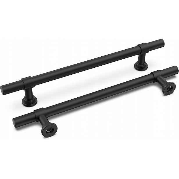 Nábytkové Úchytky Černé Rozteč 160 mm Lontan 20 ks pro skříňky Zásuvky