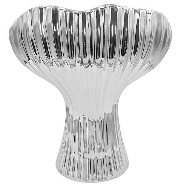 Obal Na Květináč Váza Květináč květináč Keramika 27 CM K333-1 Silver