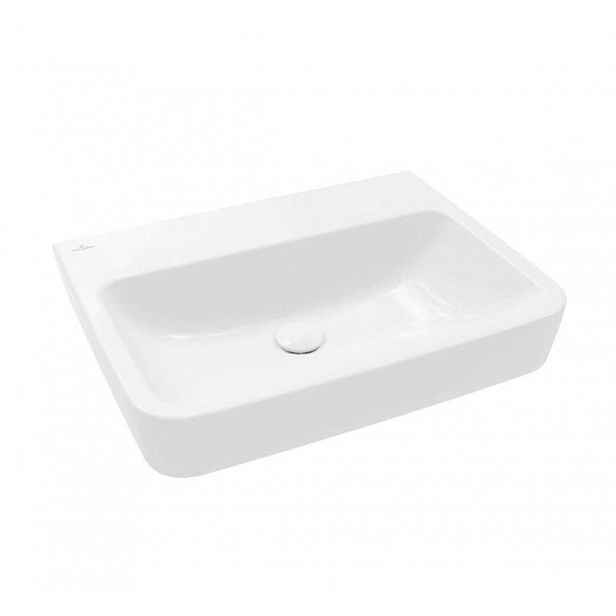 Villeroy & Boch O.novo - Umyvadlo 60x46 cm, bez přepadu, bez otvoru pro baterii, alpská bílá 4A416301