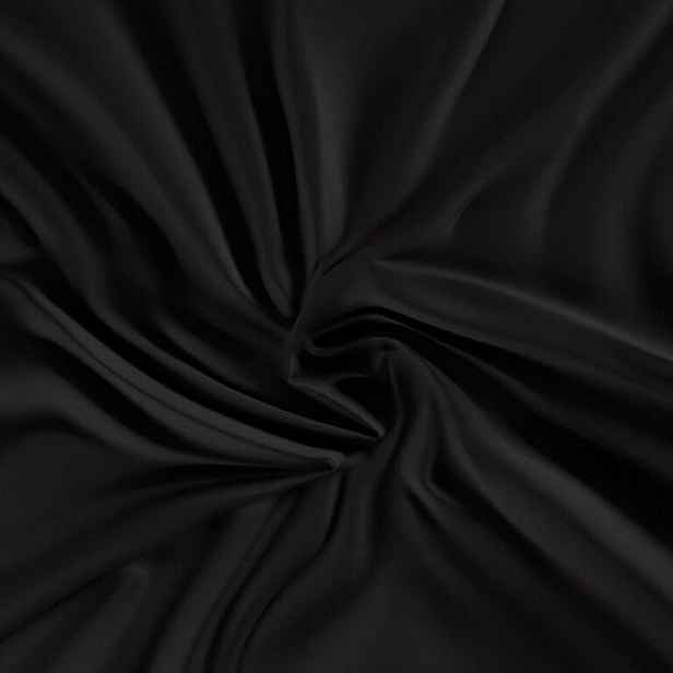 Kvalitex Saténové prostěradlo Luxury collection černá, 80 x 200 cm
