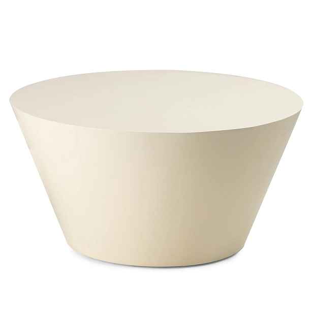 Hector Konferenční stolek Eclipso 60 cm krémově-bílý