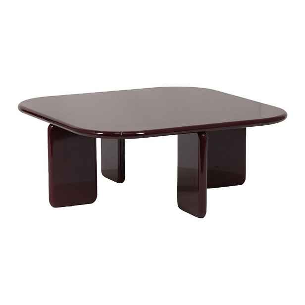 Vínový konferenční stolek 88x88 cm Mimo – MOME