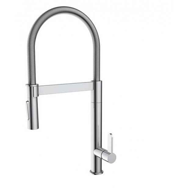 Dřezová baterie SAT s otočným ramínkem, 2 proudy chrom SATBSD276