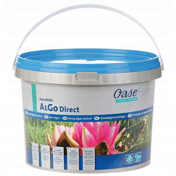 Oase AquaActiv Algo Direct 5L odstraňuje vláknité řasy