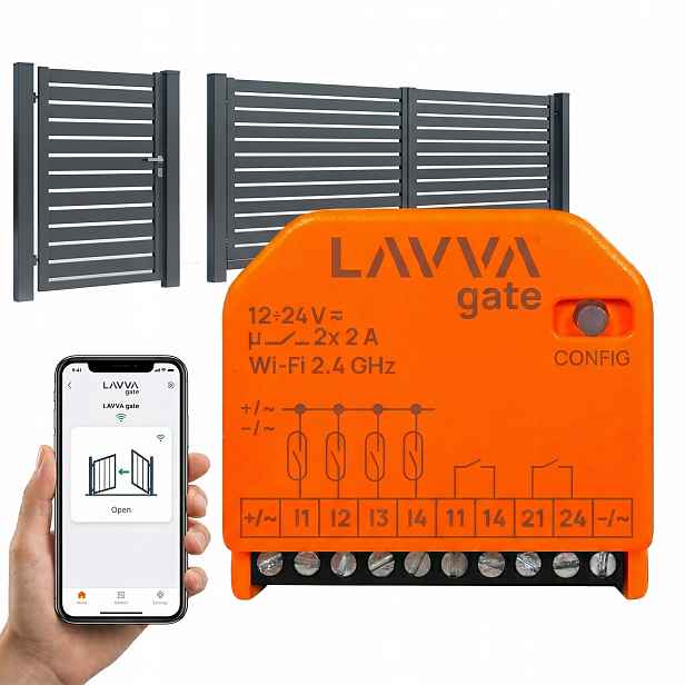 Ovladač pro brány WiFi 2.4 GHz 2-kanálový Zamel Lavva Gate