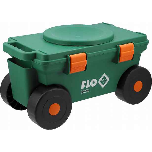 Zahradní Sedadlo Flo na kolečkách Box s otočným úložným prostorem 360