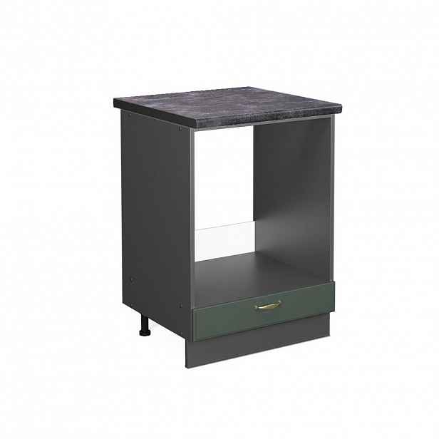 Vicco SKŘÍŇKA NA VESTAVĚNOU TROUBU Fame-Line Zelená zlatá země 60 cm , PD Antracit