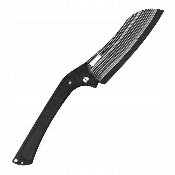 Takeshi Saji R-2 Ručně kovaný skládací japonský Nůž Santoku 62-63 Hrc 13 cm