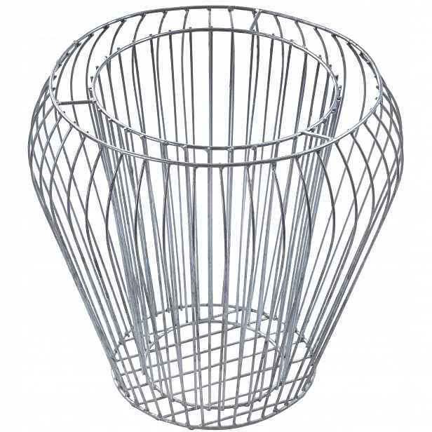 Gabionový Květináč Obal Gabion Ocel Koš 47 cm Gabionový Drát Pozinkovaný