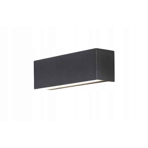 Moderní Led nástěnná lampa Nowodvorski Straight grafitová ocel E14 40W