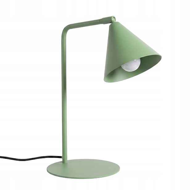 Stolní lampa Nox šalvějová Lampa na stůl zelená kovová E14 Sollux