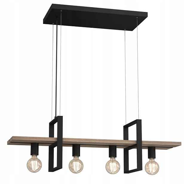 Závěsná 4-bodová lampa s policí nad stůl Shelf 424 Luminex