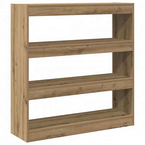 vidaXL Knihovna 3 úrovní 100 x 30 x 103 cm Kompozitní dřevo