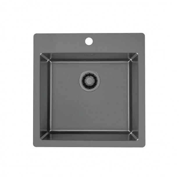 Alveus Pure Monarch - Dřez 52x53 cm, Quick-Close, anthracite 1149627
