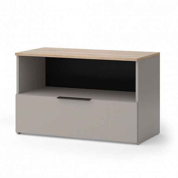 Vicco KREDENC Wido Greige 80 x 50 cm s 1 uzavřenou přihrádkou