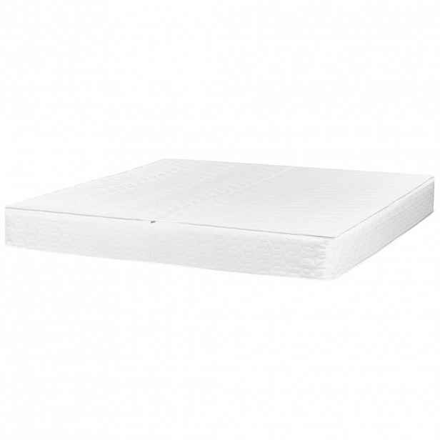 Beliani POVLAK NA VODNÍ POSTEL 180/200 cm Bílý Pure